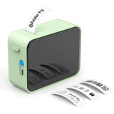Portable Bluetooth Thermal Label Printer Inkless Sticker Printer for Home Office Green