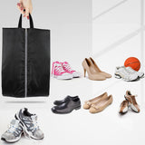 4Pcs Shoe Travel Bags Waterproof Portable Travel Shoe Bag for Packing Black