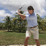 Retractable Golf Swing Training Aid Golf Grip Trainer Attachment for Chipping Hitting