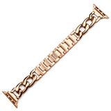 Replacement Metal Strap Band for Apple Watch Series 8 7 6 5 4 3 2 1 Rose Gold