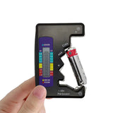 Universal LCD Dispay Battery Checker Digital Battery Tester for C/D/N/AA/AAA/9V/1.55V Button Cell Black