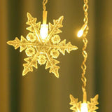 4m Waterproof Curtain String Lights for Christmas Window & Party Decorations Style 1