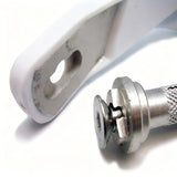 Universal Motorcycle Handguards Crash Protection Hand Guards for Bikes White