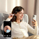 Visual WiFi Ear Wax Remover Wireless Ear Scoop with Camera Ear Cleaning Removal Pick Tool with Base