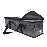 Portable DVD Storage Bag Disc CD Carry Case Clear Cover for 35-40 Discs