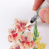 12Pcs Watercolor Brush Pen Set for Painting Markers and Art Projects