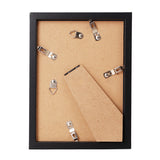Photo Frame with Stand and Wall Mount for Home Decor Black