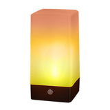 Square Retro LED Night Light Bedside Lampfor Living Bedroom Bathroom Hallway