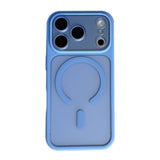 Frosted Camera Lens Case for iPhone 18 Pro Max Easy Attached Blue