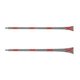 2Pcs Fishing Rod Socks with Elastic Strap Fishing Rod Sleeve - Red