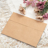 50 PCS Thick Kraft Paper Self Adhesive Envelopes for Cards Photos Brown