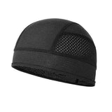 Skull Cap Helmet Liner – Cycling & Motorcycle Cap for Under Helmet Use Black