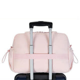 Tote Gym Bag Travel Fitness Bag Crossbody with Wet Dry Separation PVC Pocket Pink