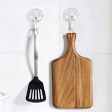 5PCS Clear Suction Cup Christmas Wreath Hooks for Window and Tile Decor