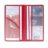 Driver Card Document Holder Organizer Card Wallet License Holder Rose Red