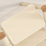 3-Step Folding Portable Ladder with Wide Anti-Slip Pedals for Home & Yard