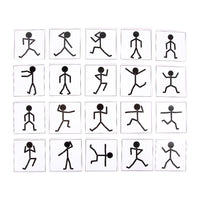 Sports Small Wooden Man Toys Educational Toys for Children