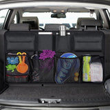 Large Car Boot Organizer Back Seat Storage Bag with Hanging Pockets