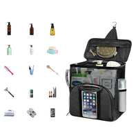 Large Capacity Hanging Toiletry Bag Portable Shower Caddy Dorm for Travel Camping Gym