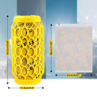 2 Pack Wasp Trap with 8 Stickers Outdoor Hanging Reusable Yellow Jacket Catcher