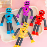 4Pcs Suction Cup Pop Tubes Stretchy Sensory Fidget Toys Style 1