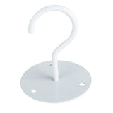 2Pcs Ceiling Swag Hook Metal Plant Bracket Wall Mount for Hanging Plants White
