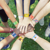 100Pcs Slap Bracelets Party Favors Birthday Gifts Decorations for School Holiday Style 1