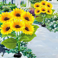 2PCS Solar Sunflower Lights – Waterproof Outdoor Garden & Patio Decor
