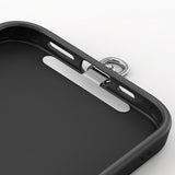 3 PCS 360 Degrees Rotating Stainless Steel Phone Tether Tab for most Phone Cases Silver