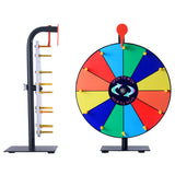 30cm Tabletop Prize Wheel Spinner with Stand for Games and Carnivals Style 1