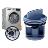 2 Pcs Drain Pump Filter Cover for Bosch Washing Machine Replacement