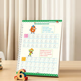 Handwriting Practice Copybooks with Pens Reusable Grooved Books