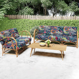 4Pcs Patio Cushion Covers Stretch Outdoor Couch Cushions For Sofa Chair Seat Cover Style 1