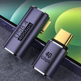Set of 5Pcs Type C Male to Type C Female Adapter for Laptop Tablet Phones
