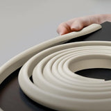 2 PCS 2m Self Adhesive L Shaped NBR Foam Table Edge Guards White