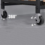 Garden Tool Organizer Yard Tool Tower Rack for Garage Organization and Storage