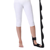 Hamstring Stretcher Stretching Strap Ligament Stretching Belt  for Dancing Pilates Yoga Black