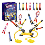 Dueling Rocket Launcher Toy Set with 8 Foam Rockets