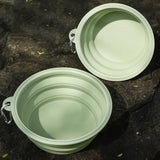 2-Pack Foldable Collapsible Pet Bowls for Dogs and Cats