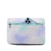 Trendy Gradient Duffle Bag Expandable Overnight Bag Foldable Carry On Bag with Dry Wet Separation Pocket Green