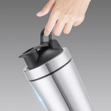 750ml Protein Shaker Bottle with Mixing Ball Stainless Steel Shake Cup Gym Workout Drink Mixer