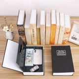 Book Secure with Combination Lock for Cash Jewelry Black