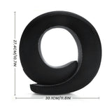 Memory Foam Travel Pillow Neck Support Pillow for Airplane Sleep Black