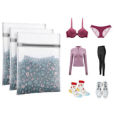 6 Pcs Mesh Laundry Bags for Delicates with Zipper Closure