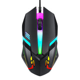 Gaming Keyboard and Mouse Set for PC Laptop Rainbow with RGB Backlight USB