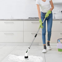 2 PCS Cordless Electric Spin Scrubber with 9 Replaceable Brush Heads and Extendable Pole for Home Use (Copy)