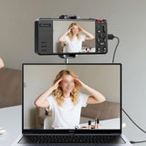 Digital Camera 270 Degree Rotating Lens Selfie Vlog Camera Black