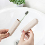 4 PCS Travel Toothbrush Case Portable Travel Toothbrush Holder Plastic