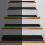 10 Pcs Peel & Stick Anti-Slip Stair Treads for Wooden Steps – Outdoor Use