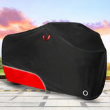 Motorcycle Cover Waterproof Outdoor Storage with Lock-Holes